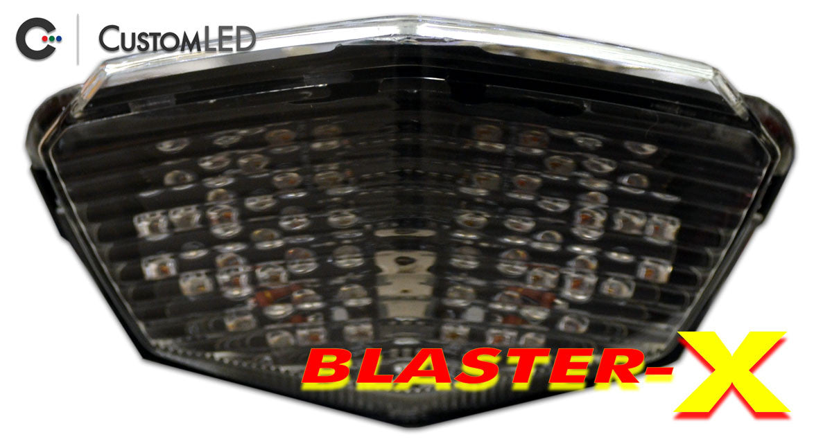 Kawasaki Ninja 250R Blaster-X Feu arrière LED intégré pour les années 2008 2009 2010 2011 2012 par Custom LED