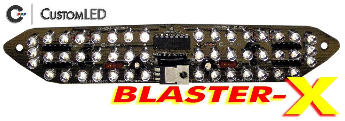 Yamaha YZF-R1 Blaster-X Kit retrofit Feu arrière LED intégré pour les années 2002 2003 par Custom LED