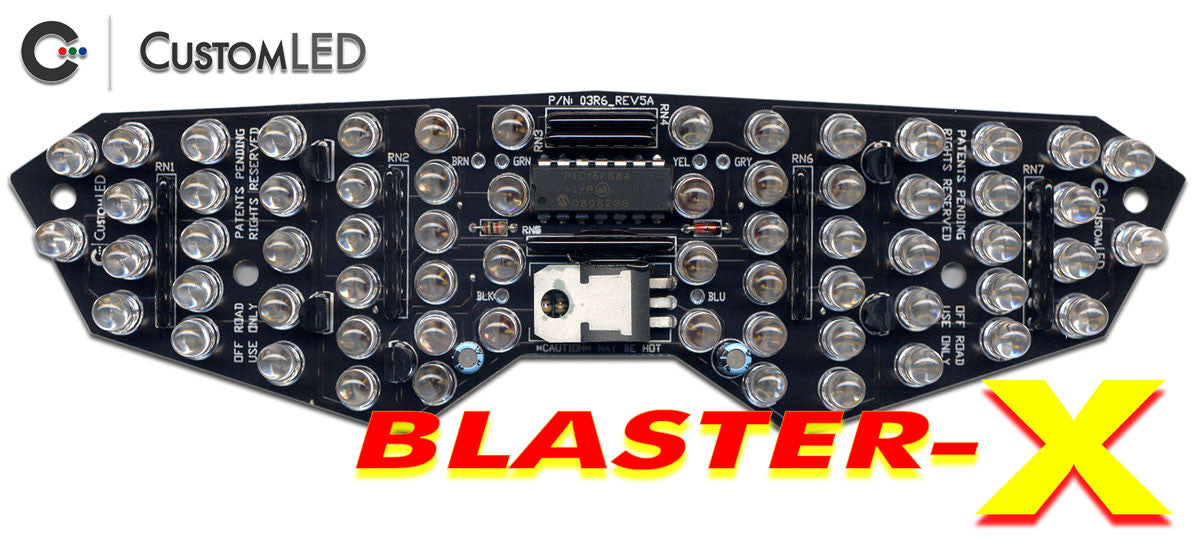 Yamaha YZF-R6S Blaster-X Kit retrofit Feu arrière LED intégré pour les années 2006 2007 2008 2009 par Custom LED