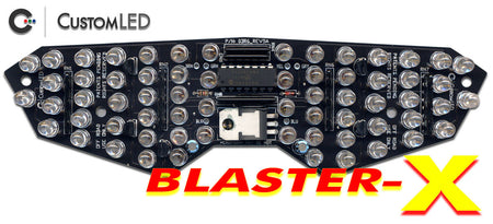 Yamaha YZF-R6S Blaster-X Kit retrofit Feu arrière LED intégré pour les années 2006 2007 2008 2009 par Custom LED