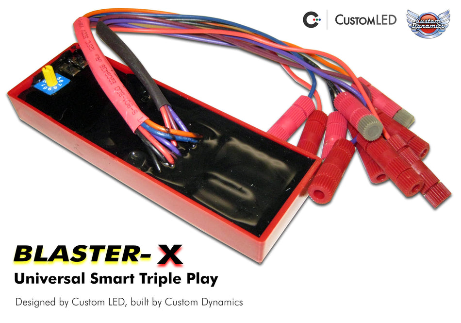 Smart Triple Play&nbsp;: module de contrôle universel position/frein/clignotant pour motos | Custom LED